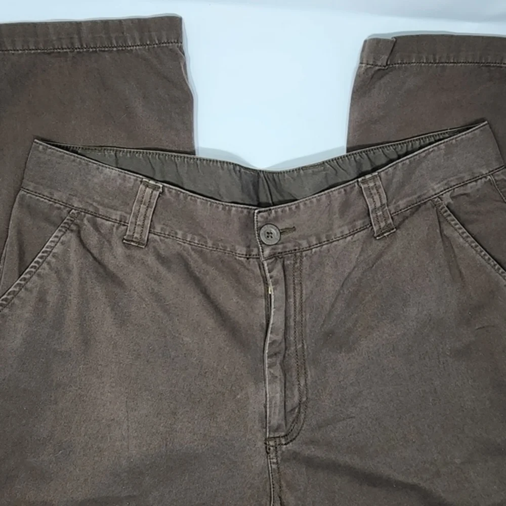 The North Face Men's Brown Khaki Cotton Pants 36 Short‎